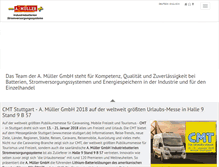 Tablet Screenshot of batterien-mueller.de